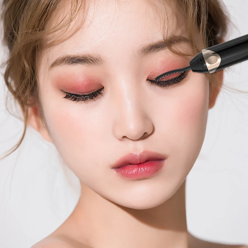 

2021 New Arrival Portable Electric Heating Eyelash Curler Intelligent Rechargeable Eyelash Curler Beauty Device, White/black/red
