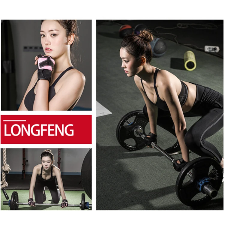 Full finger breathable mesh fabric exercise cycle sports hand gloves for gym