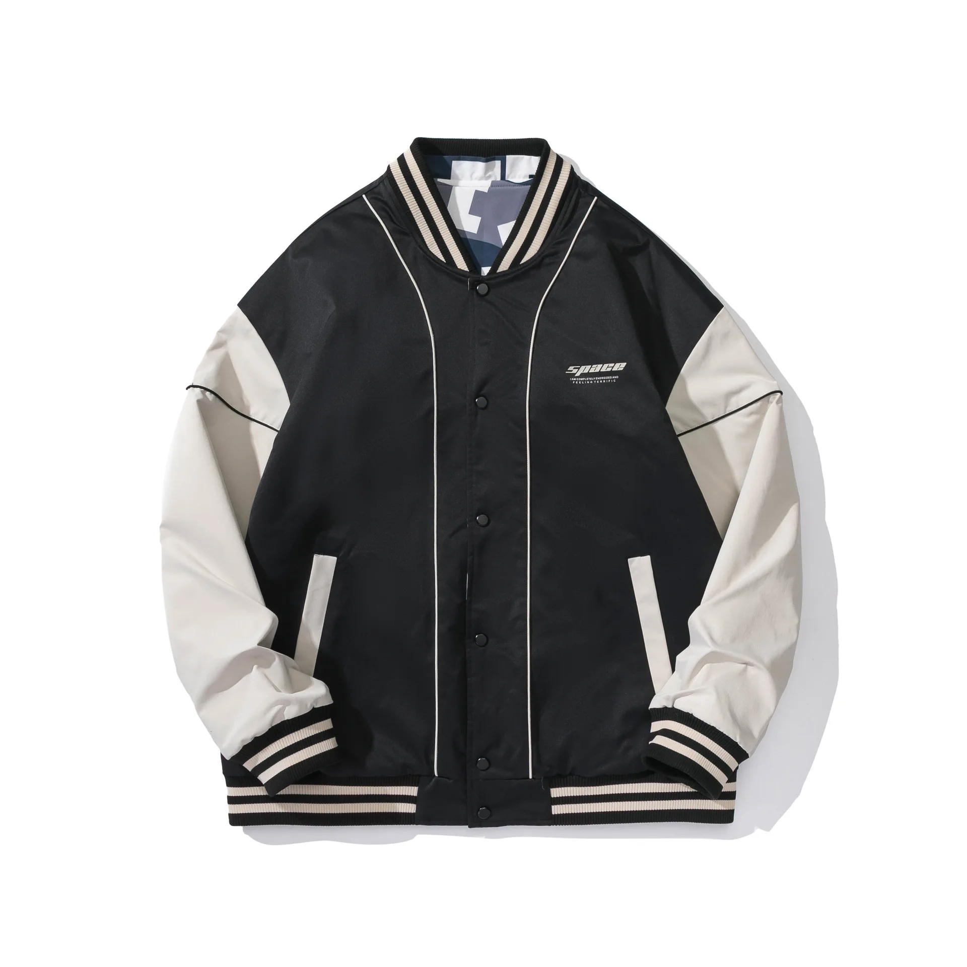 

wholesale high quality plain padded varsity jackets blank Custom Winter baseball jacket man varsity jacket letterman