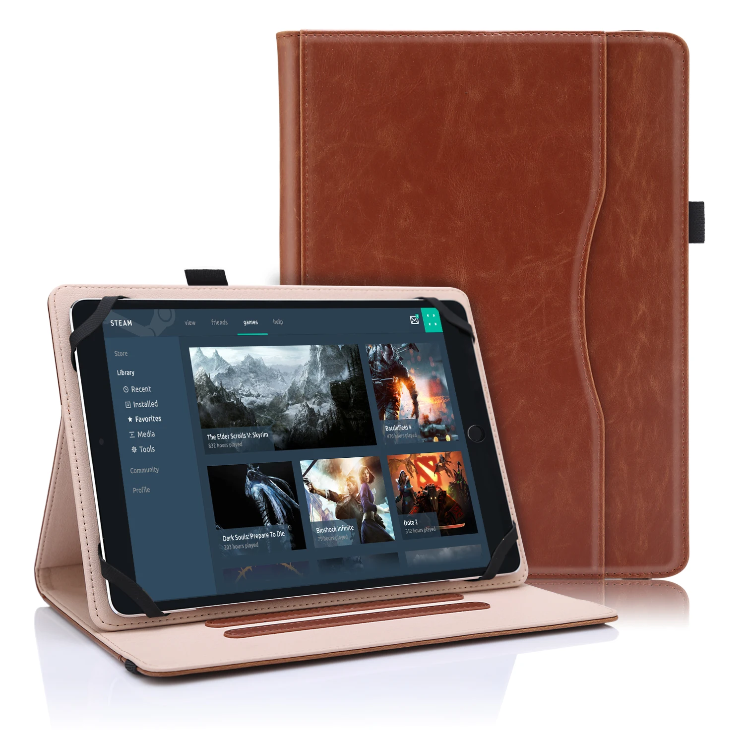 9"10.1" Inch Universal Tablet Case,Protective Cover Stand Folio Case
