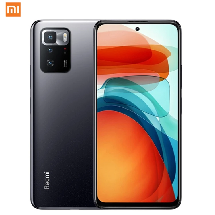 

Wholesale Xiaomi Redmi Note 10 Pro 5G Mobile Phones 64MP Camera 128GB 256GB Smartphones Triple Back Cameras Celular Cellphones