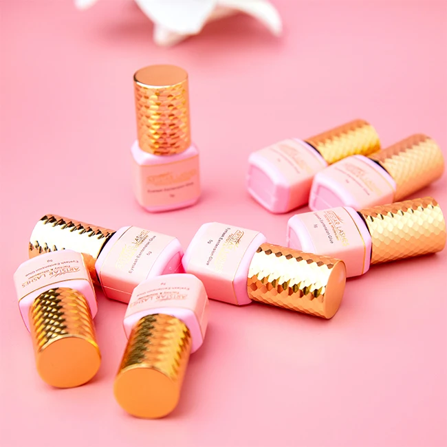 Professional 8 Week Eyelash Glue Premium Liquid 0.5 Second Dry Time Oil Proof Strong Hold Private Label Lash Glue