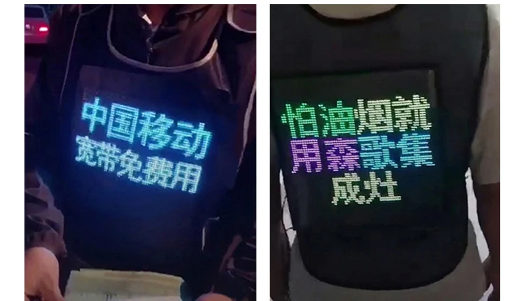 Safety reflective straps buckle vest with LED lights