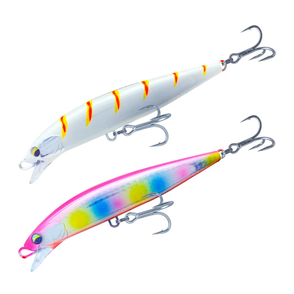 

HONOREAL HNMS006 140MM 32G SLOW SINKING 2M UV vertical glow in the dark minnow hard lure fishing