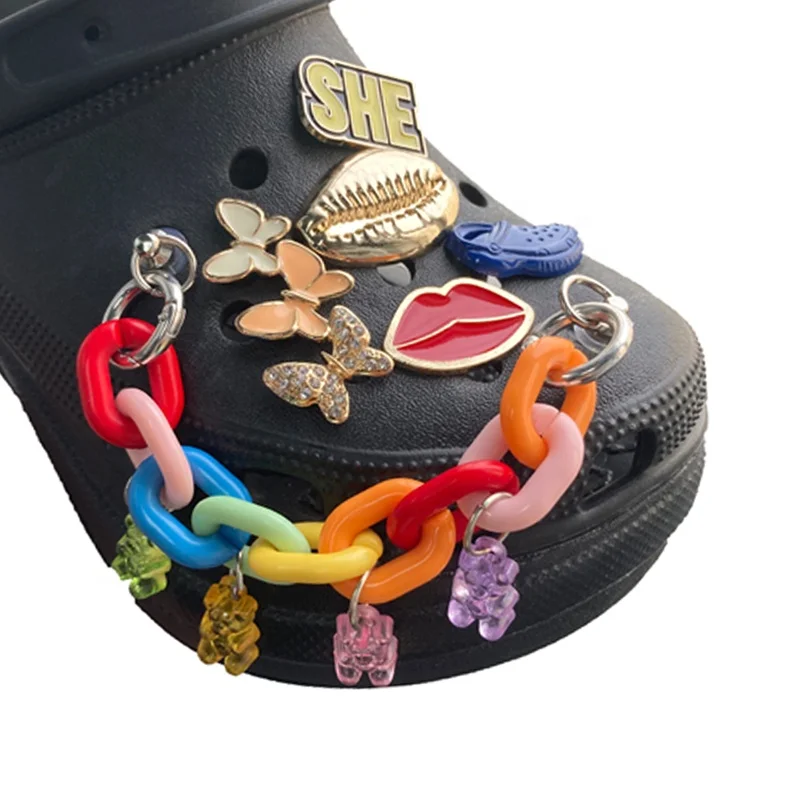 

2022 metal croc charms bling luxury brand croc charms designer croc charms luxury bling