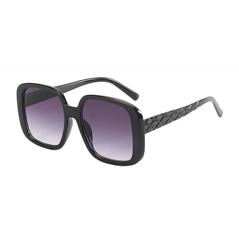 

New big frame sunglasses for men and women fashion fish scale pattern mirror leg outdoor sunglasses uv400