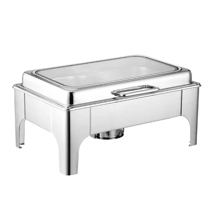 

FTS 9 Litres Modern Buffet Set Oblong Hydraulic Catering Stainless Steel Chafing Dish