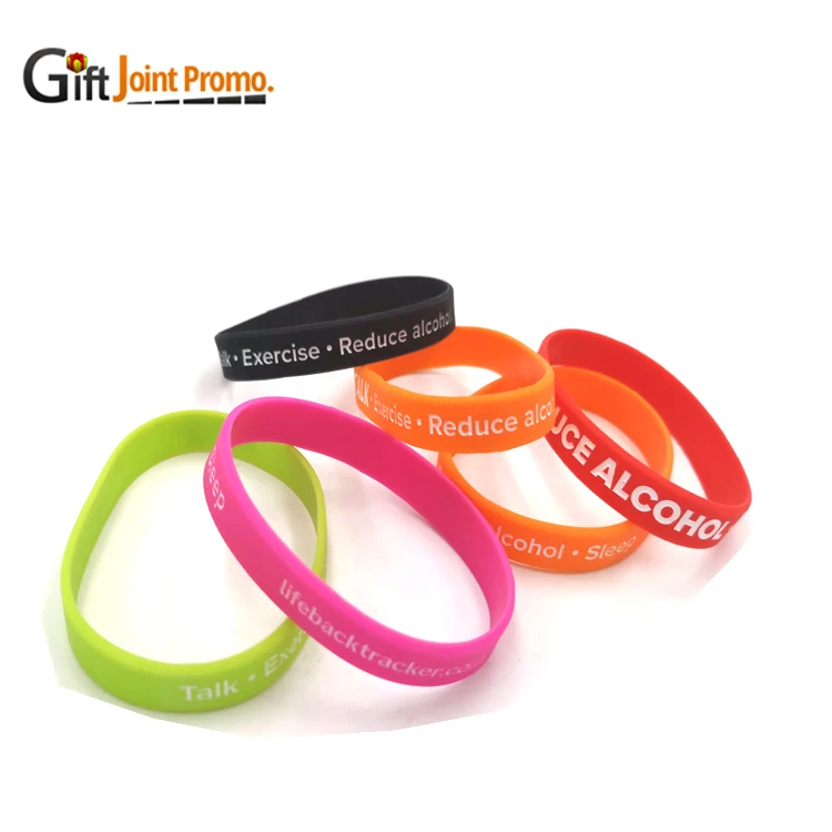 Custom Rubber Bracelets Bulk Personalized Rubber Bracelets Cheap