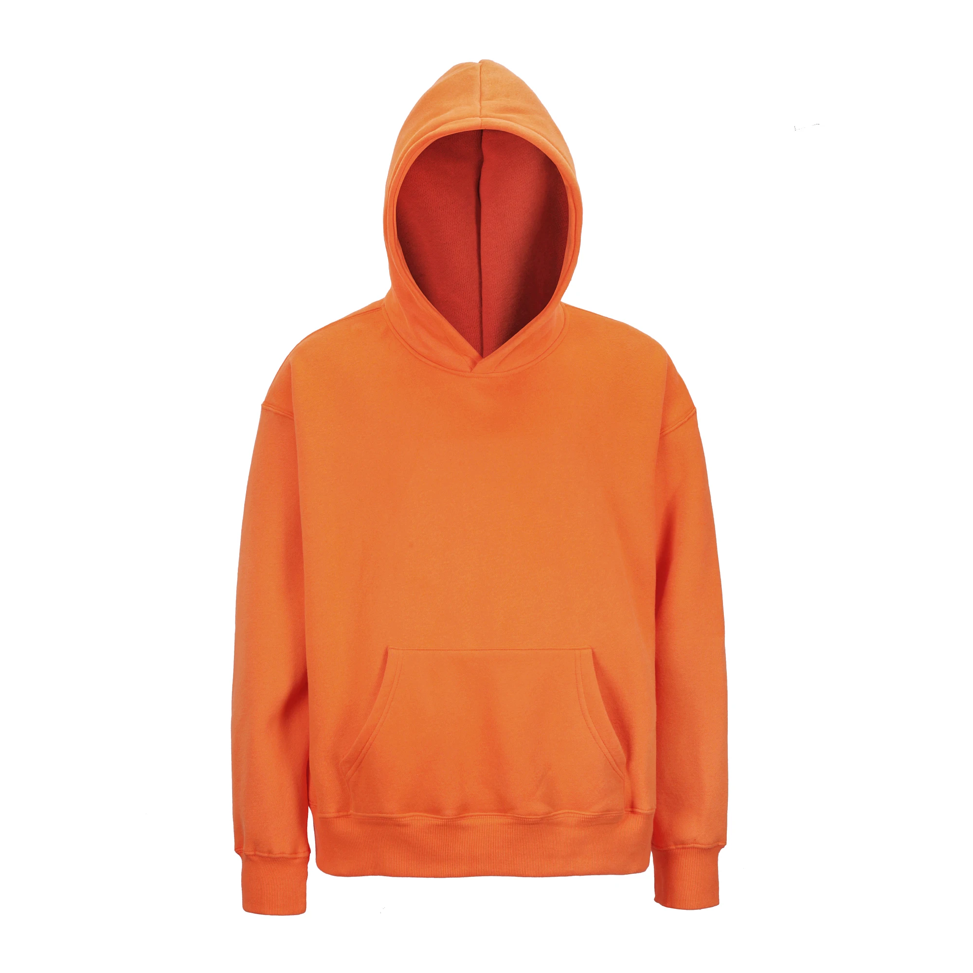 bright orange hoodies