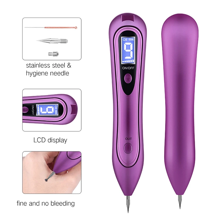 

Skin Tag Repair Kit, Multi Speed Adjustable, Home USB Charging/LCD/ Replaceable Needles, 7 colors for choose