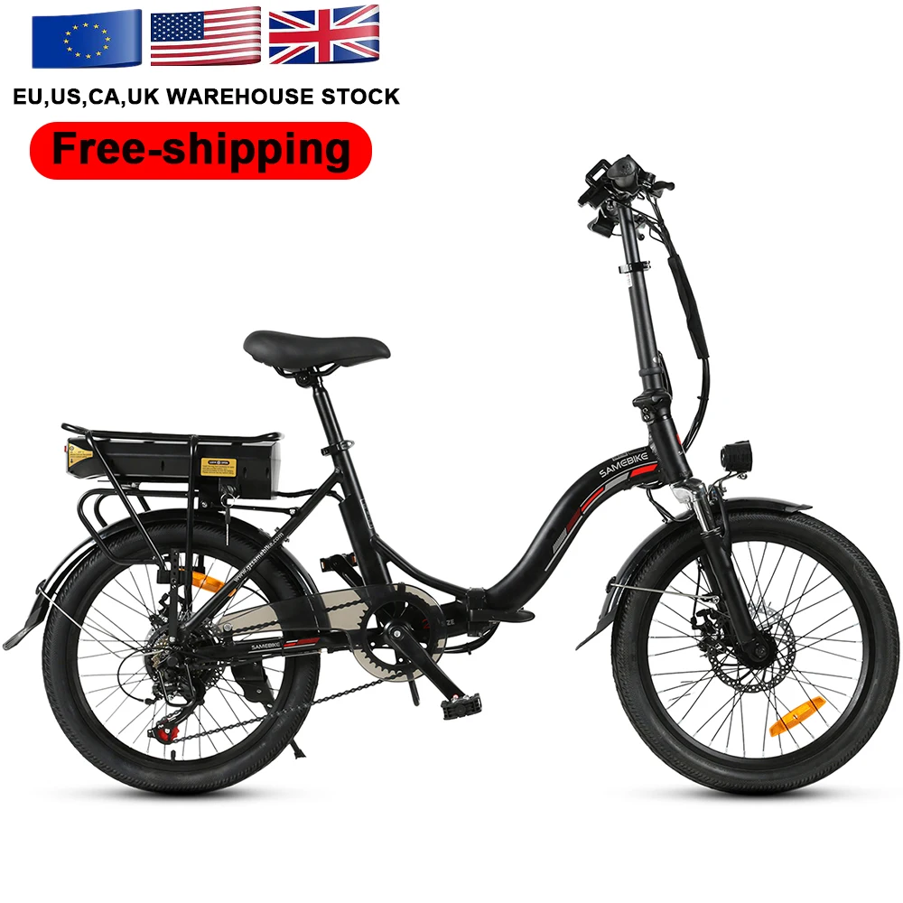 

Poland EU Local Stock 20 inch removable lithium battery foldable 36V 10A long range electric city bicycle folding e bike