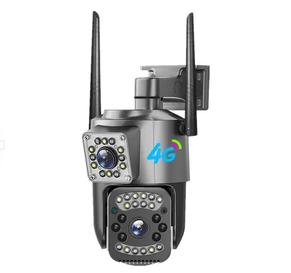 

V380 Pro 4g Sim Card Cctv Camera 4mp IP66 Waterproof IP Ptz Camera Security Surveillance Dual Lens Outdoor Camera