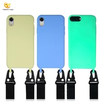 

For iPhone XR Necklace Custom Sling Bag Silicone Strap Phone Case