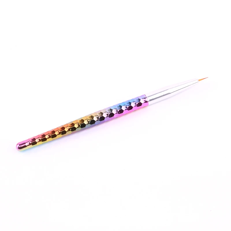 

Hot Sale Fade Color Handle Nail Art Pen Nylon Hair Nail Brush