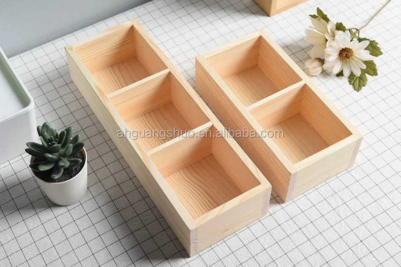 Wooden Mini Box with Lid 10cm