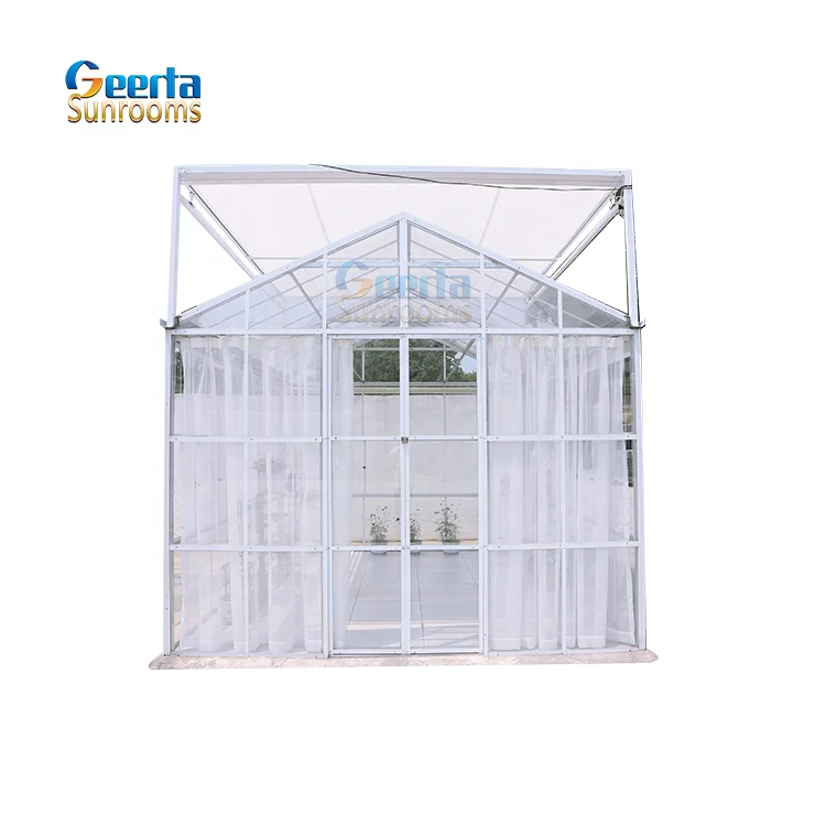 

[ RTS ] Greenhouse sunny flower house Tempered glass flower room Galvanized steel structure