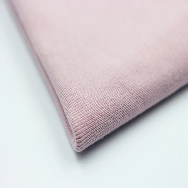 
high quality 92%rayon 8%spandex stretch ribs knitted fabric textile 