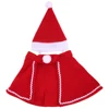 Dog Cat Cloak Halloween Thanks Giving Xmas Costume Pet Cape Cosplay Puppy Kittens Red Fancy Holiday Accessories Cloak Clothes