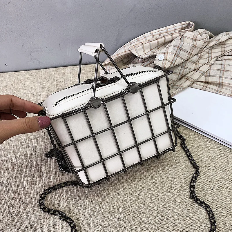 

Wholesale Cage Bags Popular Flannel cage Purses Handbags For Female