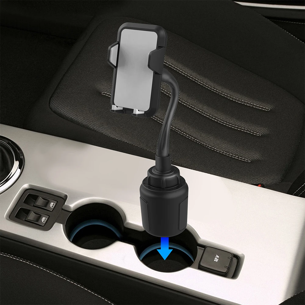 

Hot Amazon Universal Goose Neck Flexiabale Arm Cup Car Mount Cell Phone Holder Mobile Phone Car Holder