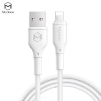 

Mcdodo fast charge cable for iphone,3A high current TPE data cable.