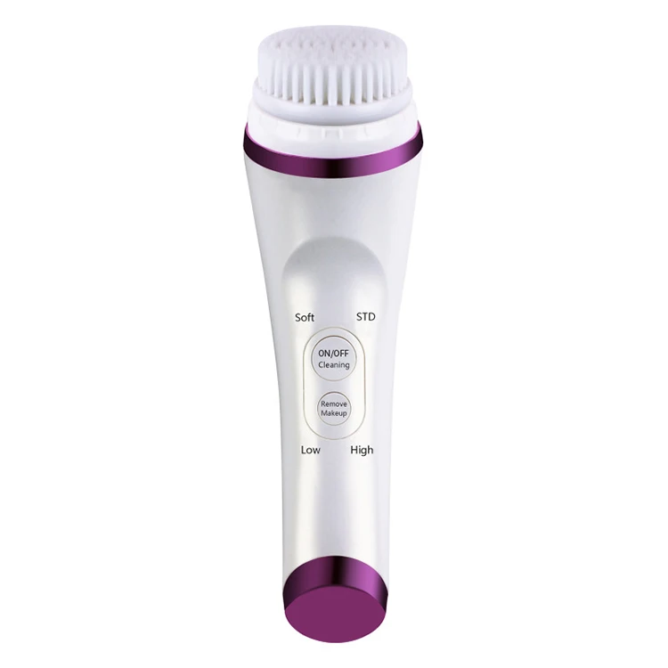 

Facial Cleansing Face Brush Abs Silicone Electric Cleansing Instrument, White