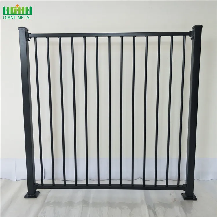 

2020 Hot Sales Home Garden Ornamental Powder Coated Black Metal Panel Aluminum Fence, Black.gray.white,blue