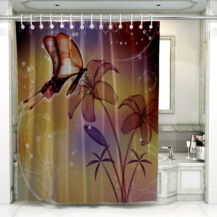 Butterfly Shower Curtain On Sale