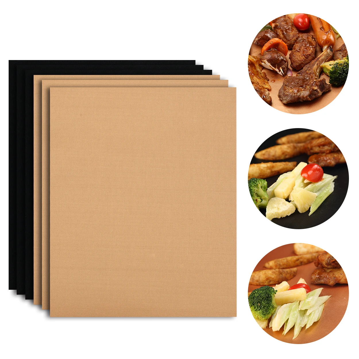 

Dongjian Customized China Non-stick Wholesale Reusable Miracle BBQ Grill Mats, As required