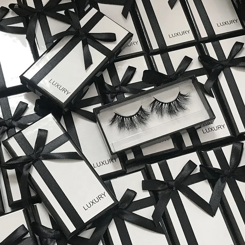 

2021 New style qingdao 25mm 30mm false eyelashes Eyelash packaging with private label OEM ODM logo, Natural black