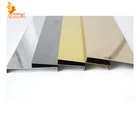 Easy installation metal tile edge skirting board decorative moulding baseboard floor wall skirting decor