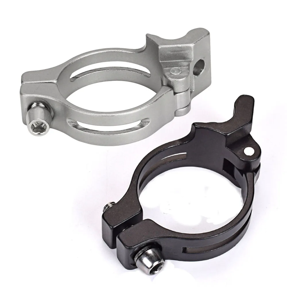 

Bicycle seat tube fastener seat post clamp, Black/silver