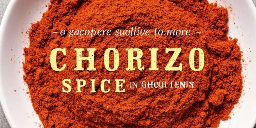 Healthy dish with chorizo spice