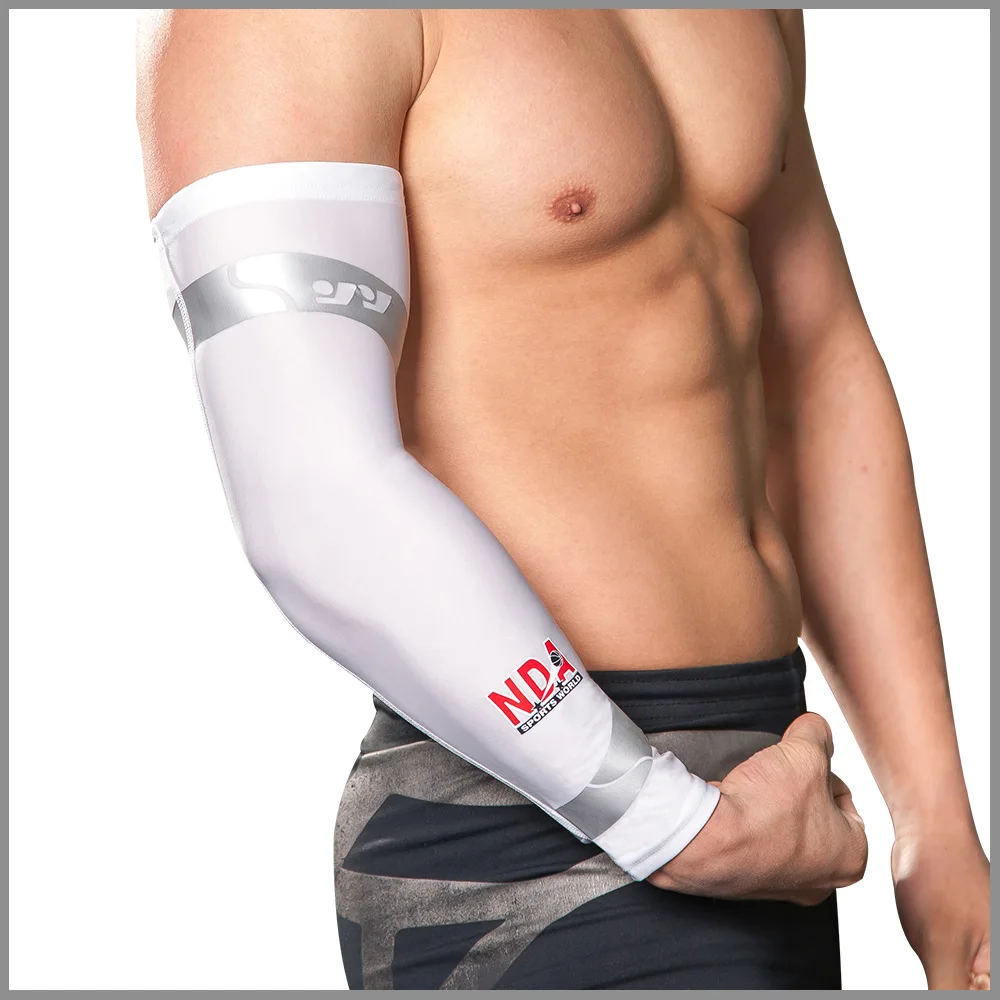 

Top quality silky sweat - proof anti uv cycling arm sleeve, Red, white, blue, black