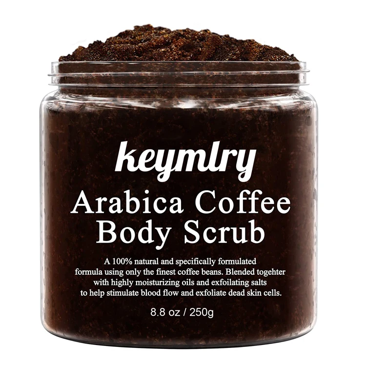 

Face Private Label Arabica Wholesale Body Exfoliating Organic Cream Coffe Salt Foot Facial Coffee Scrub