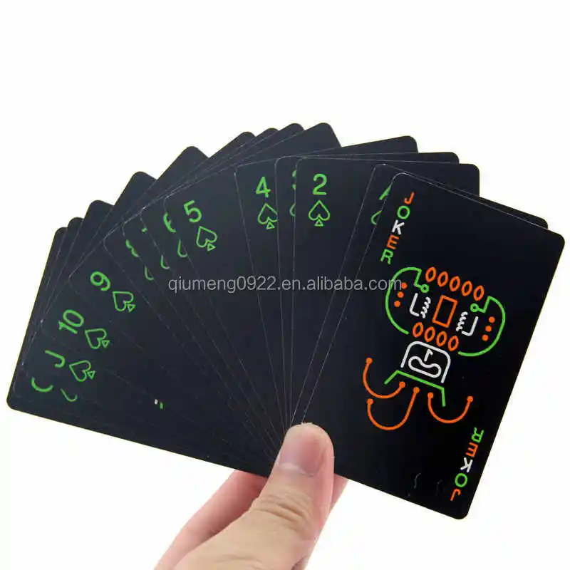 Playing Poker Cards Cards Deck Playing Luminous Cards Board Game Night Poker ME 