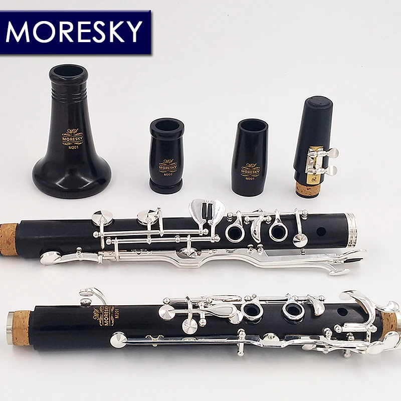 

Oehler System Clarinet G Tune Ebony/Grenadilla Turkish Silver Plated Keys MORESKY M201