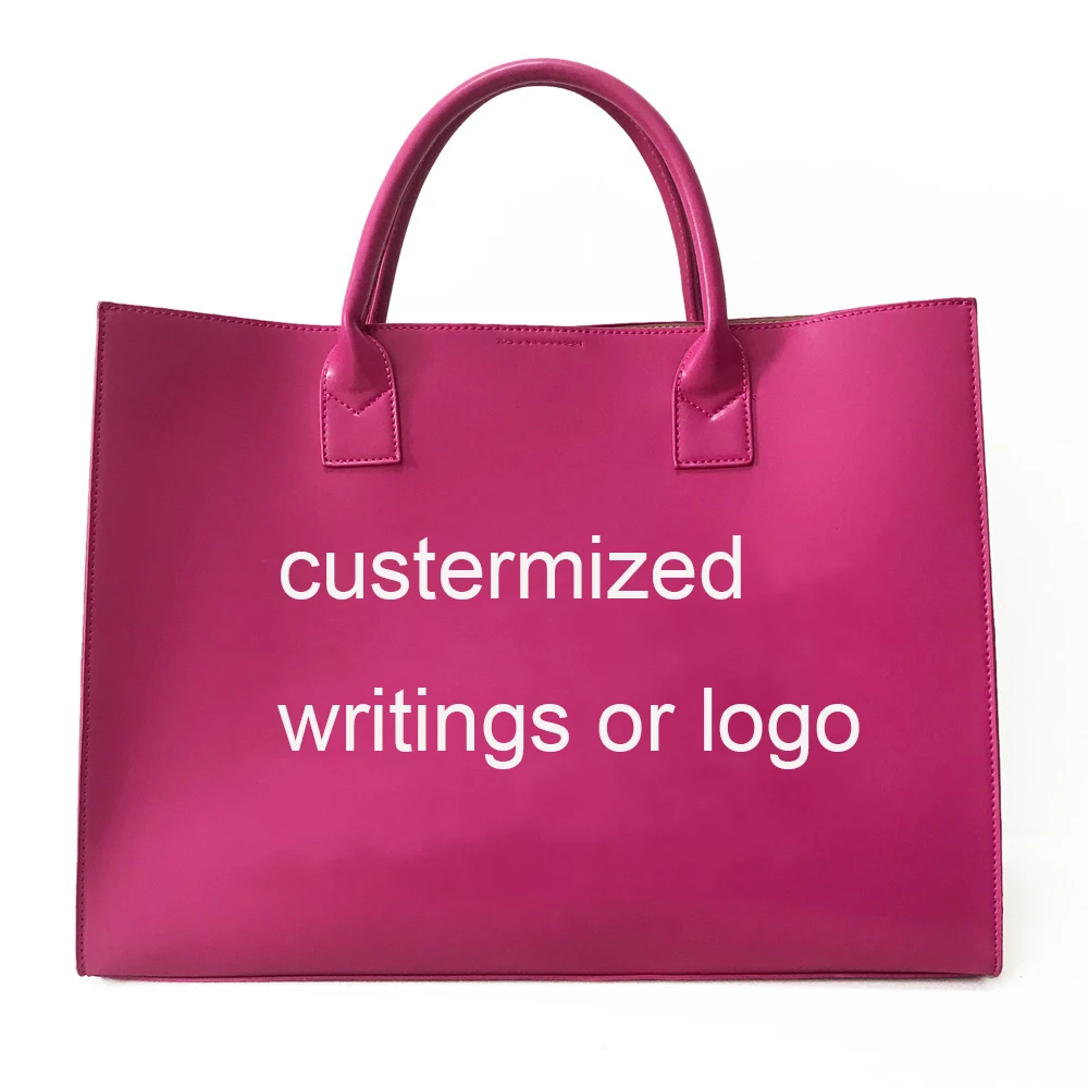 

2022 new fashion designer i speak fluent french messenger DIY tote bag pu leather ladies purse bag luxury handbags for women, Customized color