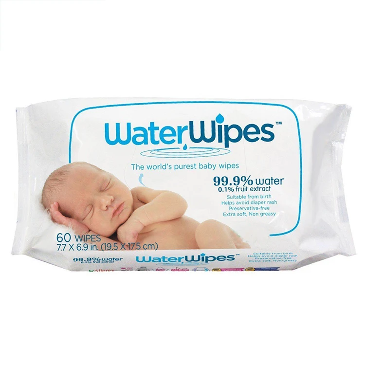 

Disposable Oem Newborn Natural Baby Wipes Lid Cover Pure Water Based Baby Wet Wipes Organic Baby Wipes 99.9 Unscented