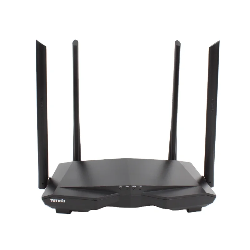 

English firmware Tenda AC6 AC1200M Dual-Band WiFi Router WI-FI Repeater Wireless WIFI Routers 11AC 2.4G/5.0GHz high as 1167Mbps, Black