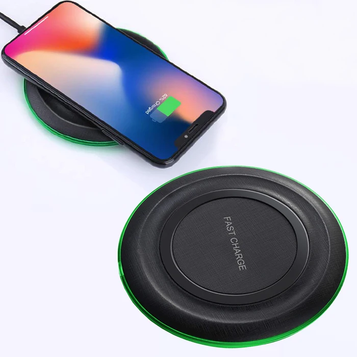 

innovative products 2021 universal 10W Fast wireless charger, Pink,green&blue