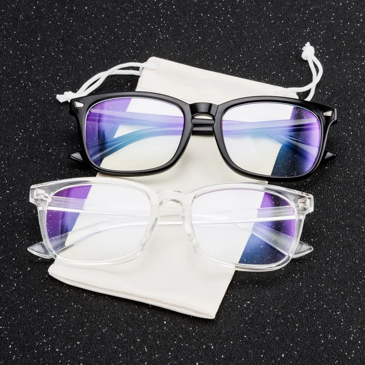 
8082 hot sale fashion classic frame anti blue light blocking computer reading glasses eyewear for men women high quality 
