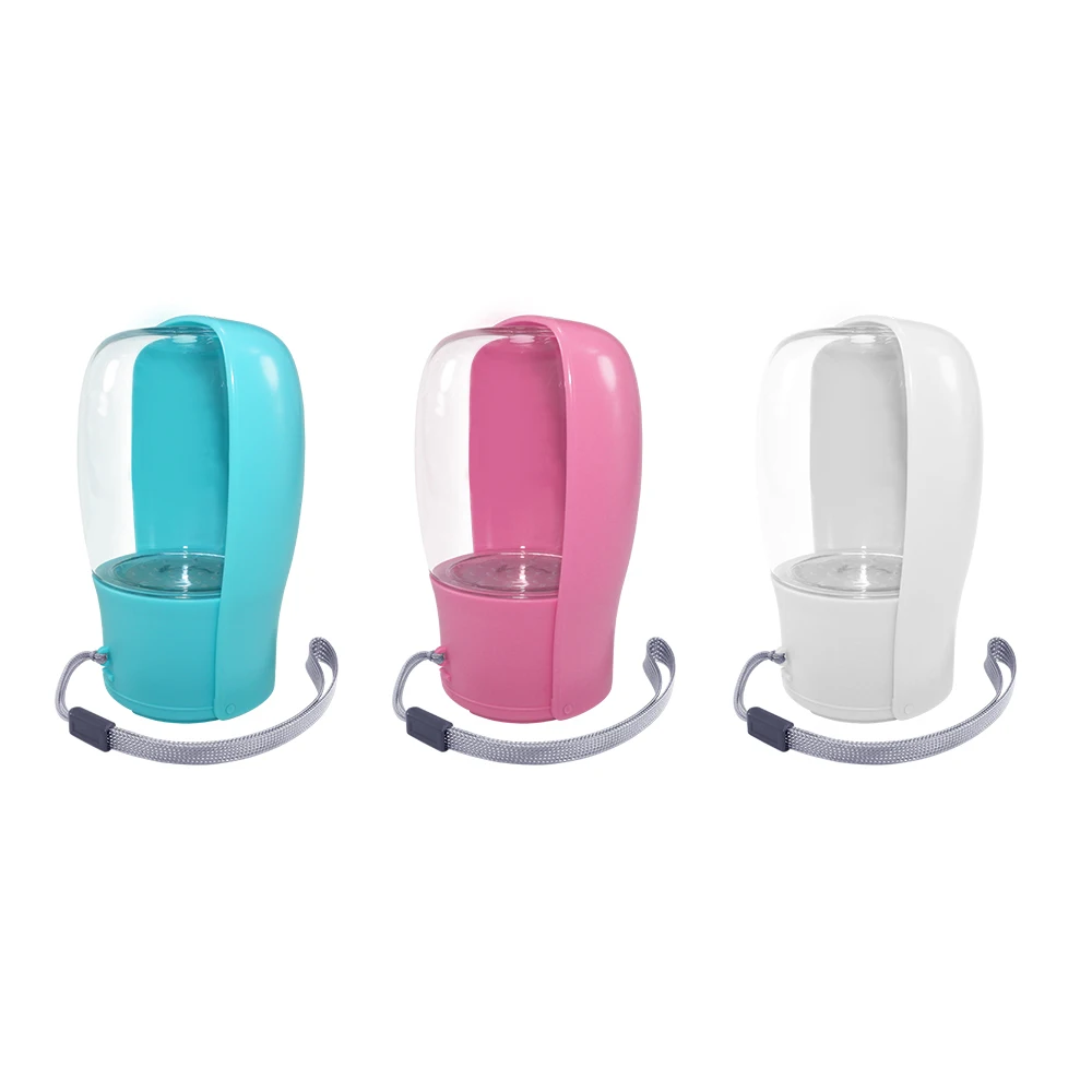 

280ML Foldable Dog Travel Water Bottle Lightweight & Convenient Dog Water Bottle, White, pink, blue