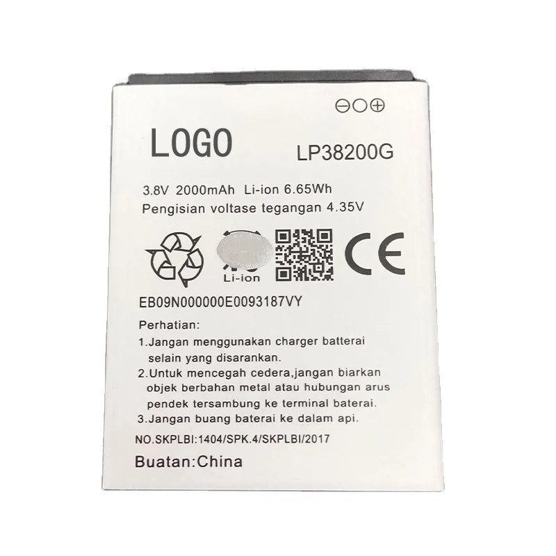 

hot sale china guangzhou manufacturer LP38200G 2000mah rechargeable big mobile phone battery for hisense U972