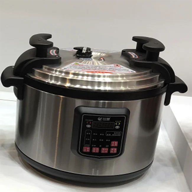 

Kitchen Equipment Commercial electric 304 stainless steel pressure cooker, Silver