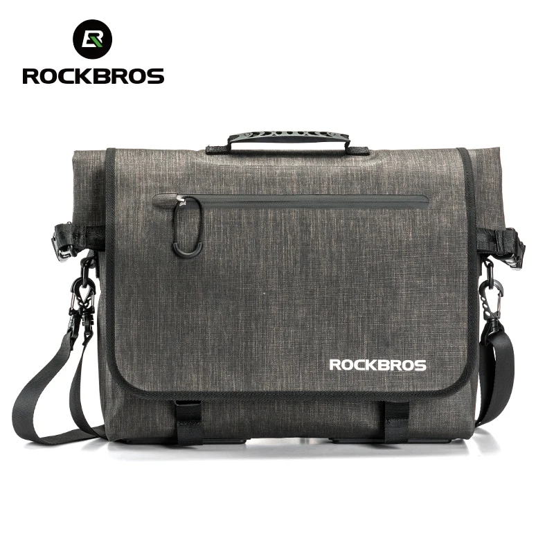 

ROCKBROS AS-031 Gym Bag with Waterproof Reflective High Capacity Outdoor Sports Multipurpose Bag 10L Business Backpack, Gray