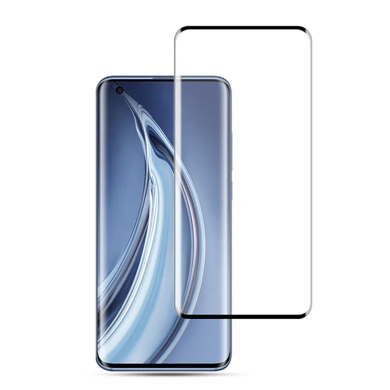

OEM Anti-Fingerprint Full Glue 2.5D phone screen protector tempered glass film for Xiaomi Mi 10i 5G tempered glass