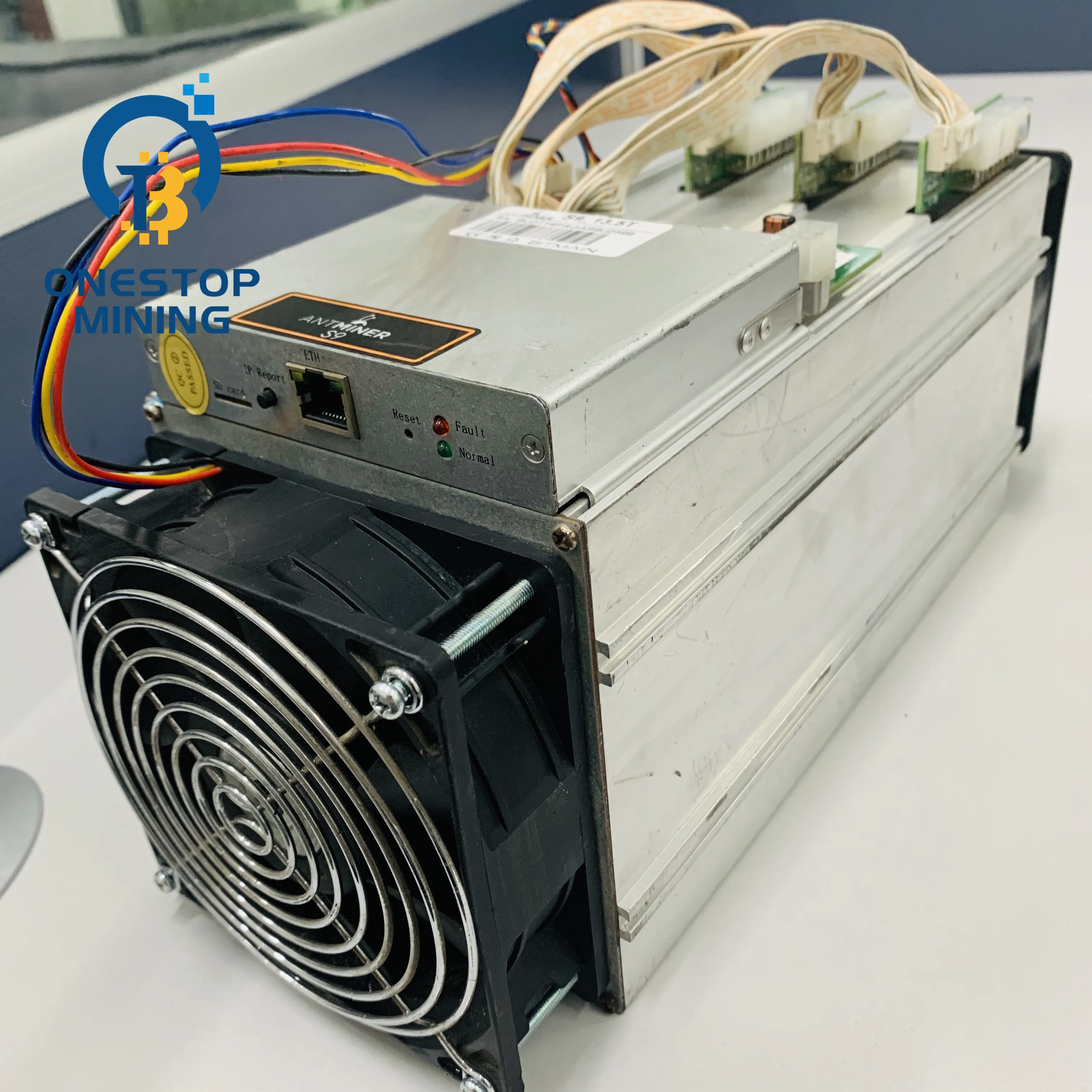 

Used Miner S9 13Onestopmining Second Hand 2019 Fast Delivery New Antminer S9 Bitmain Miner 13.5t used S9 13.5T with apw3++ 100%