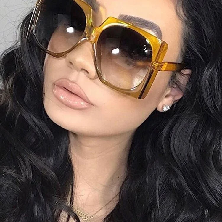 

VIFF HP21333 Wholesale Ladies Sunglasses 2021 Oversize Shades Big Square Sunglasses