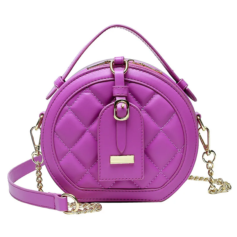 

2021 New Crossbody Bag Chin Shoulder circle handbags and purses, Customizable